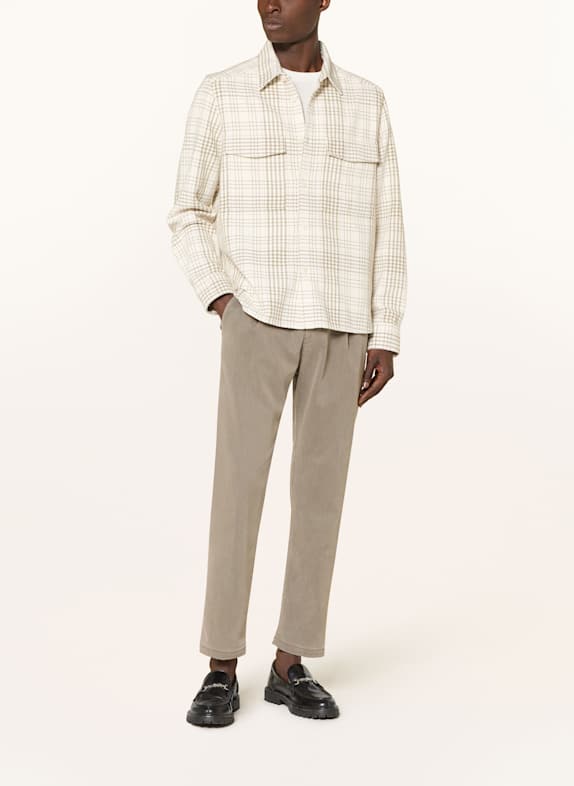DRYKORN Overshirt GUNRAY BRUIN / CRÈME