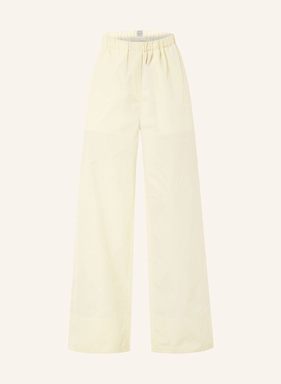 TOTEME Spodnie marlena JASNOŻÓŁTY