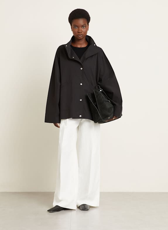 TOTEME Oversized-Jacke SCHWARZ