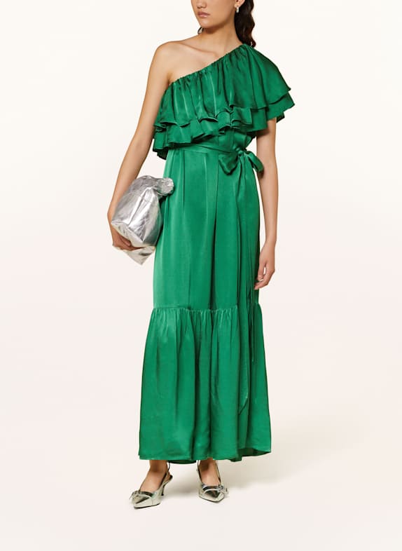 ESSENTIEL ANTWERP One-Shoulder-Kleid HOENIX mit Rüschen GRÜN
