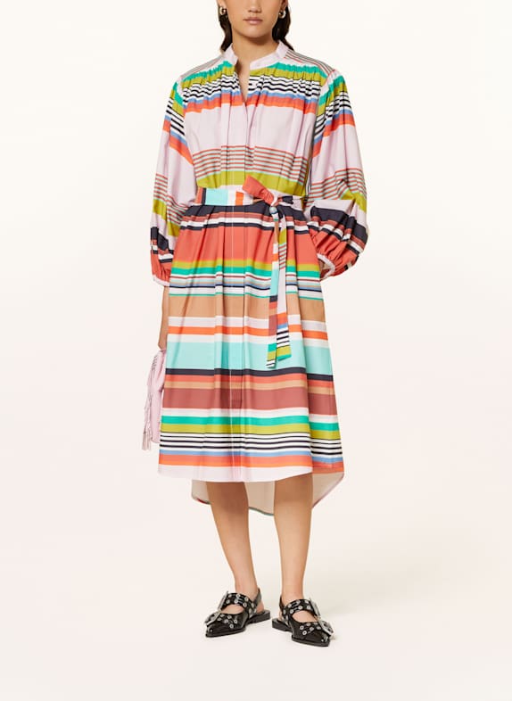 ESSENTIEL ANTWERP Kleid HOKLAHOMA mit 3/4-Arm HELLROSA / TÜRKIS / HELLROT