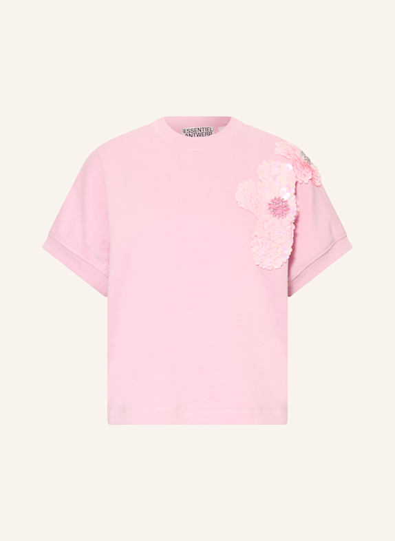 ESSENTIEL ANTWERP Sweatshirt HINOUI mit Pailletten PINK