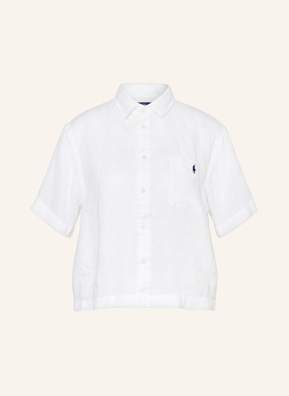 POLO RALPH LAUREN Linen blouse WHITE