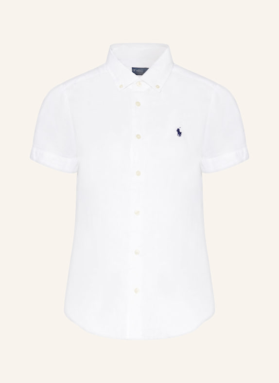 POLO RALPH LAUREN Linen blouse WHITE