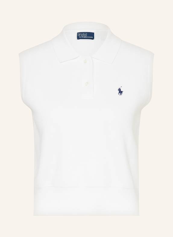 POLO RALPH LAUREN Sweater vest WHITE