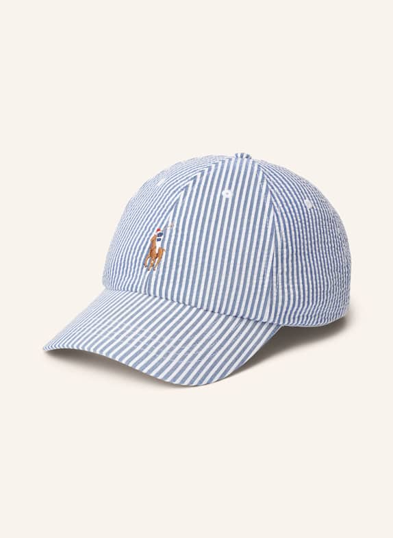 POLO RALPH LAUREN Cap BLAU/ WEISS