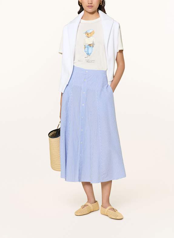 POLO RALPH LAUREN Rok LICHTBLAUW / WIT