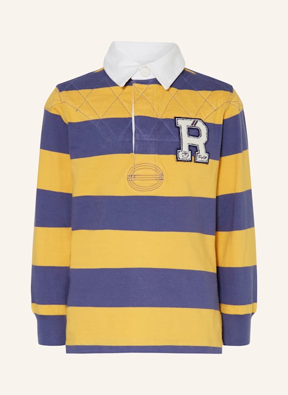 POLO RALPH LAUREN Rugbyshirt DUNKELGELB/ BLAU