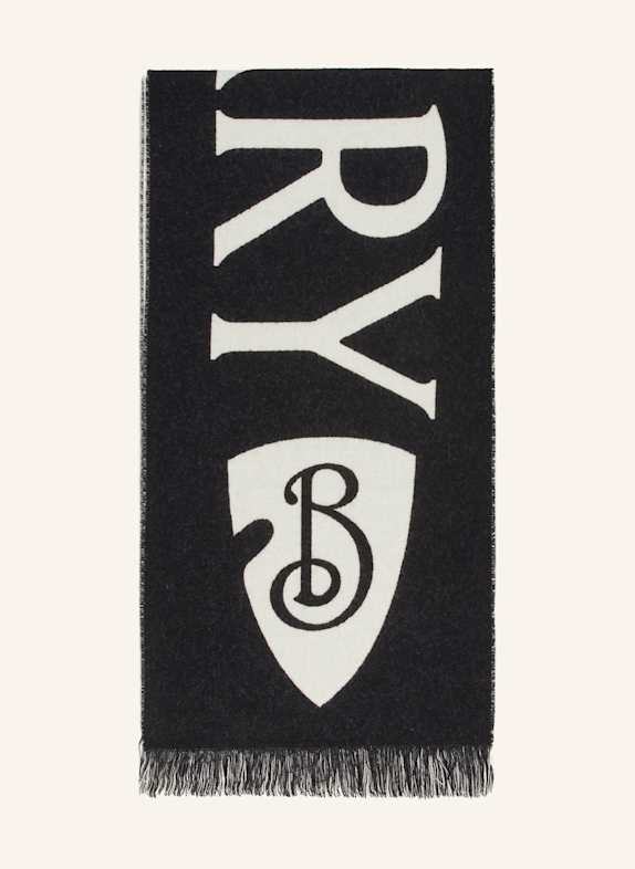 BURBERRY Schal SCHWARZ/ CREME