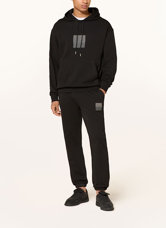 HUGO Sweatpants DUSPLITAN SCHWARZ