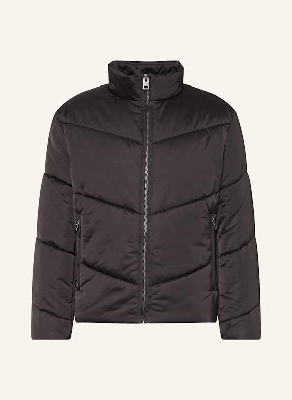HUGO Veste matelassée BERO NOIR