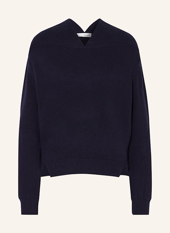 VICTORIA BECKHAM Pullover mit Cashmere DUNKELBLAU