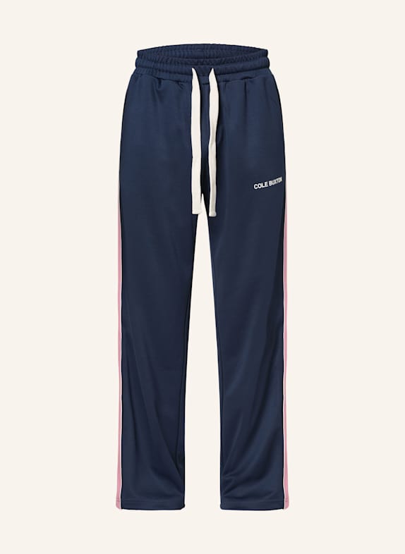 COLE BUXTON CONTRAST TAPE track pants DARK BLUE/ PINK