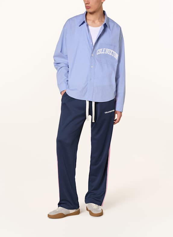 COLE BUXTON Hemd Comfort Fit HELLBLAU / GRAU / WEISS