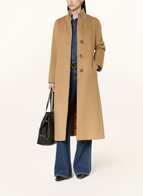 CINZIA ROCCA Wollmantel CAMEL