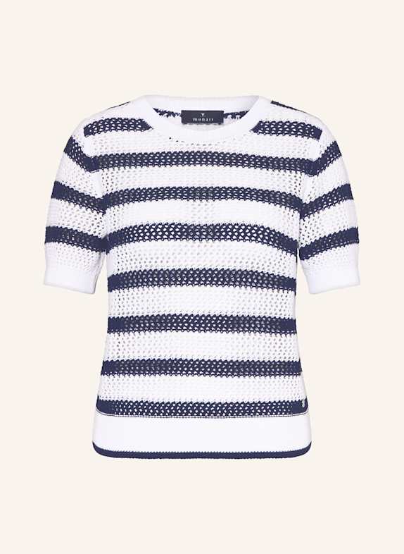 monari Pullover WEISS/ DUNKELBLAU