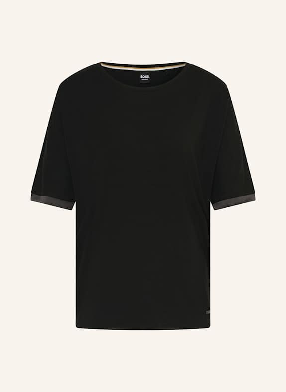 BOSS Schlafshirt SCHWARZ