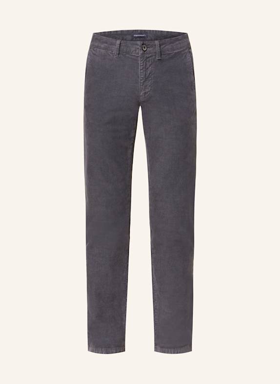 STROKESMAN'S Cordchino Slim Fit GRAU