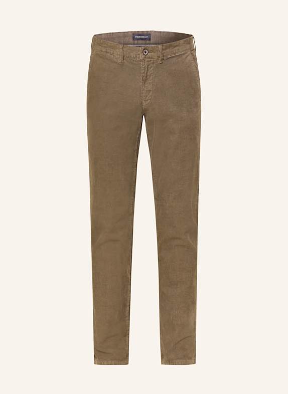 STROKESMAN'S Cordchino Slim Fit OLIV