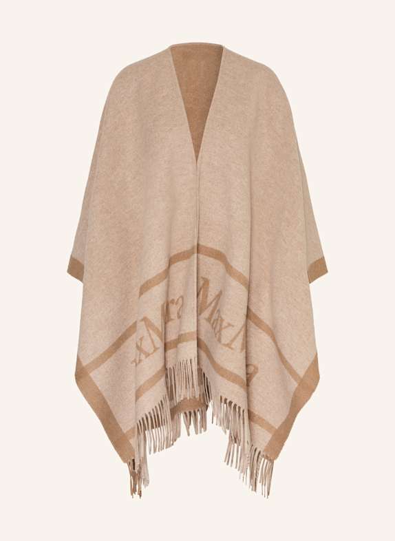 Max Mara Jacquard-Cape HILDE BEIGE/ CREME