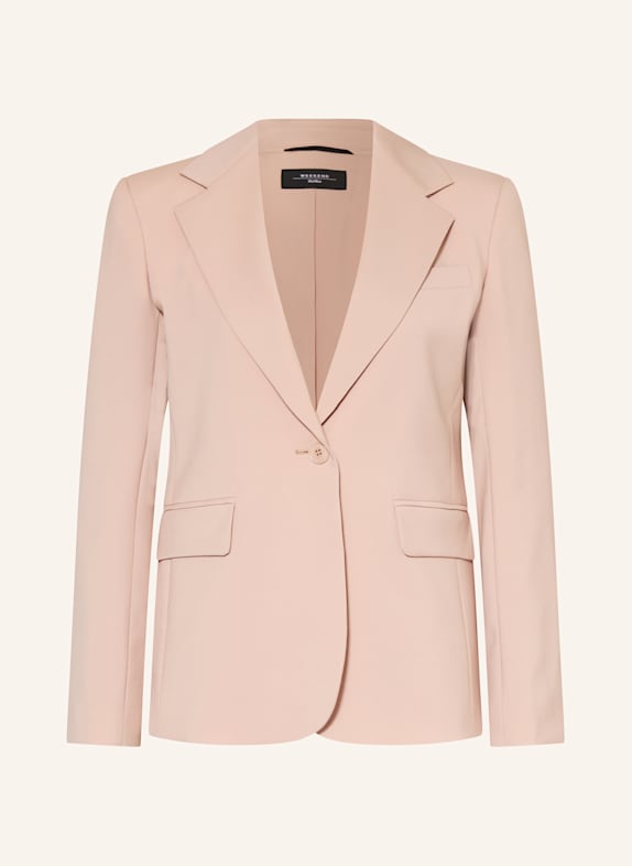 WEEKEND Max Mara Blezer LAMINE JASNORÓŻOWY