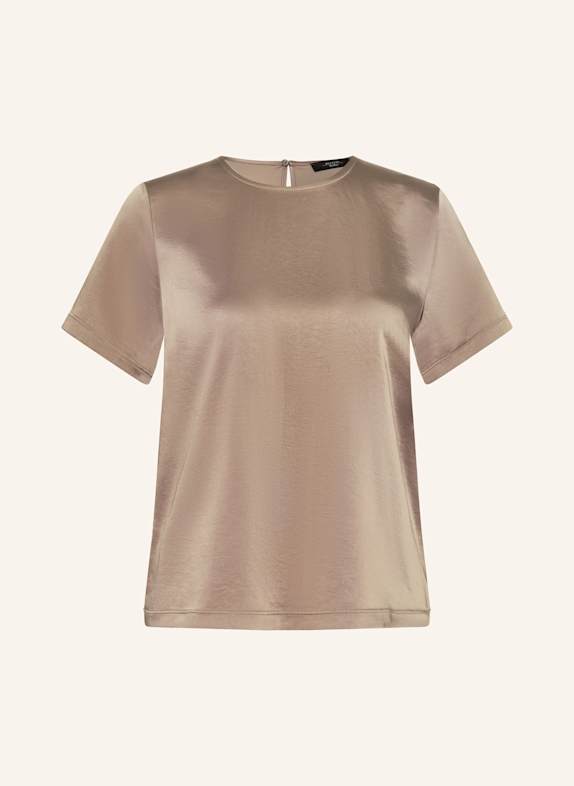 WEEKEND Max Mara Bluzka GILBERT z mieszanki materiałów BRĄZOWY