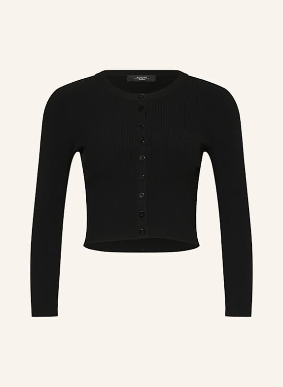 WEEKEND Max Mara Krótki kardigan MAGIARO CZARNY