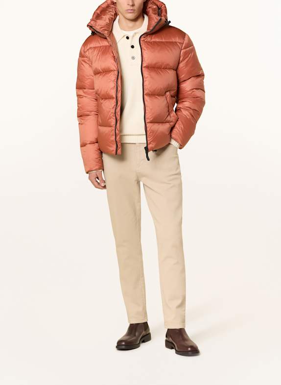 PAUL gewatteerde jas DONKERROOD