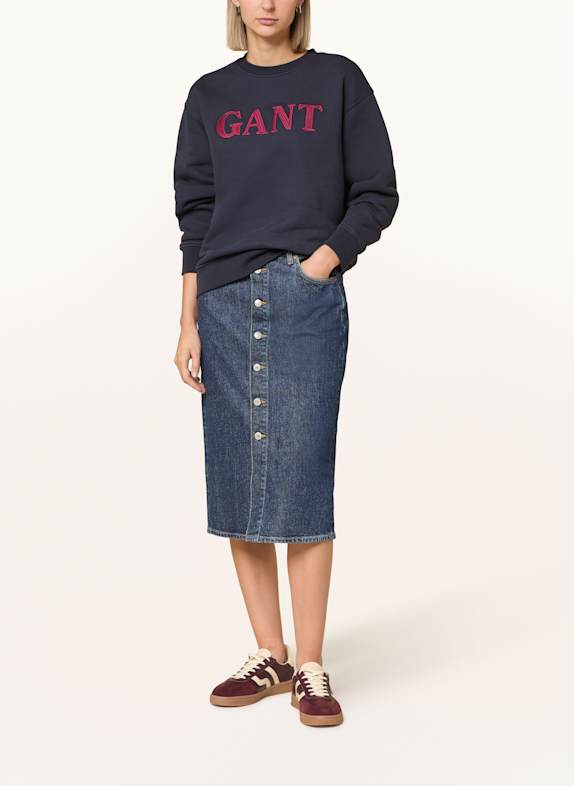 GANT spijkerrok 961 Dark Blue Worn In
