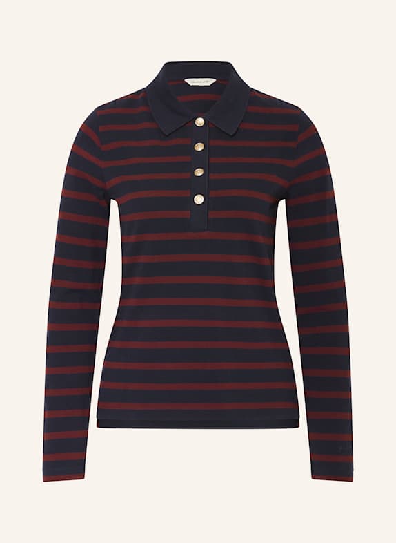 GANT Piqué-Poloshirt DUNKELBLAU/ DUNKELROT