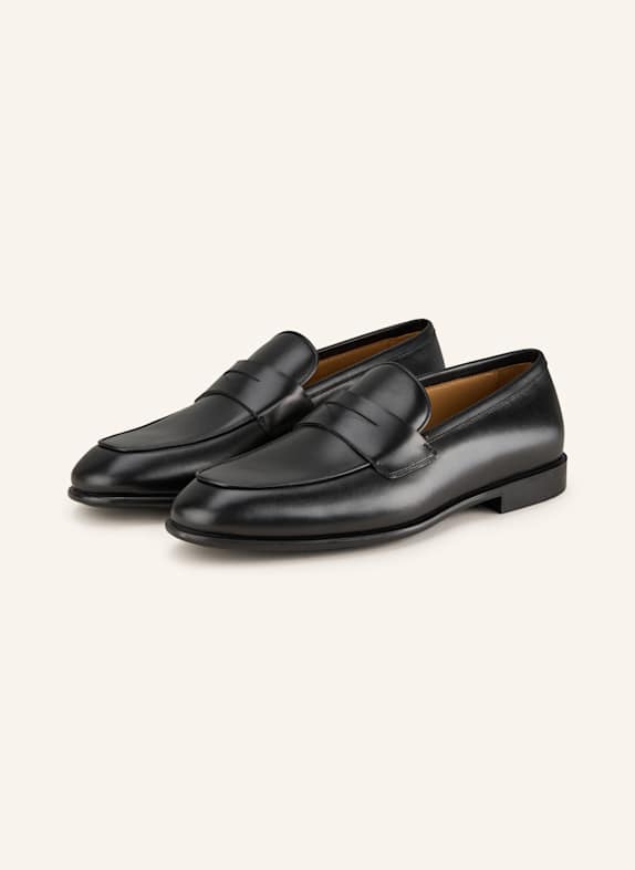 FERRAGAMO Penny loafers BLACK