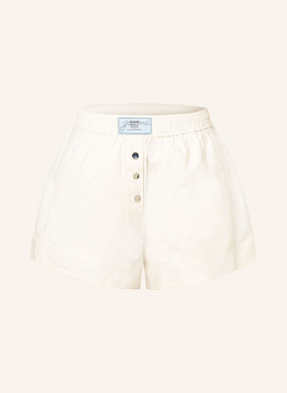 GANNI Shorts ECRU