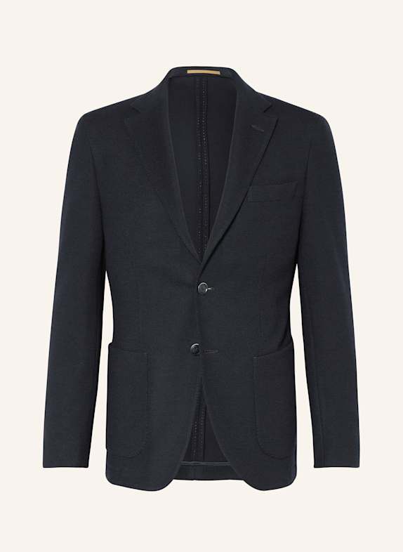 BOSS Marynarka HESTON slim fit GRANATOWY