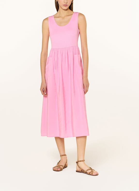 Rich & Royal Kleid im Materialmix ROSA