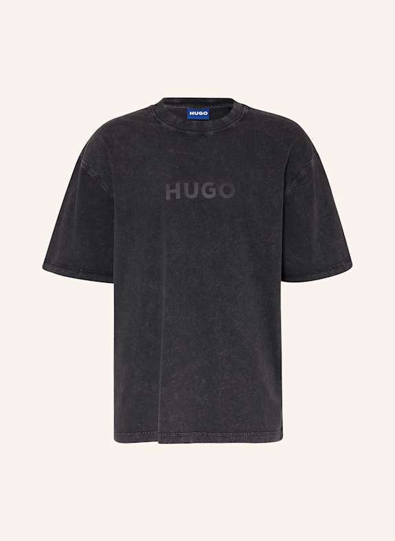 HUGO BLUE T-shirt NEBUTE CZIEMNOSZARY