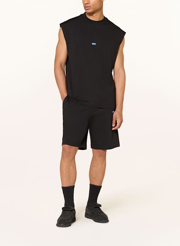 HUGO Sweatshorts NASENSIO ZWART
