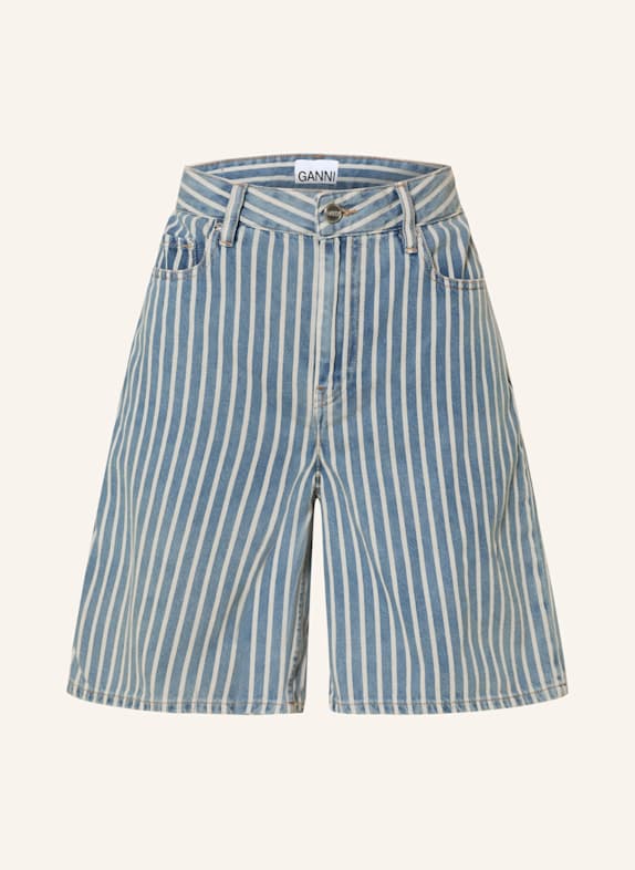 GANNI Denim shorts 326 Soft Chambray