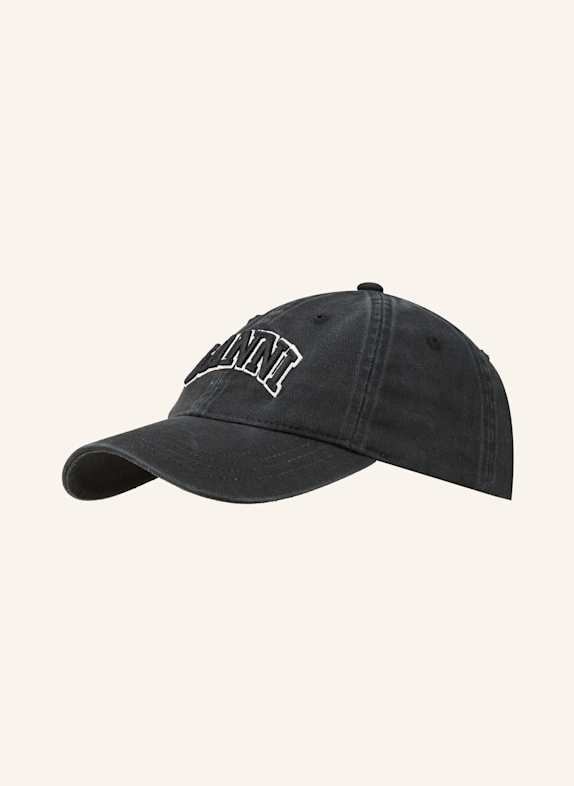 GANNI Cap SCHWARZ