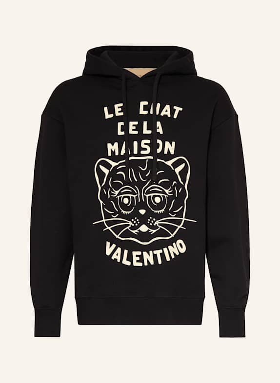 VALENTINO Hoodie CAT BLACK