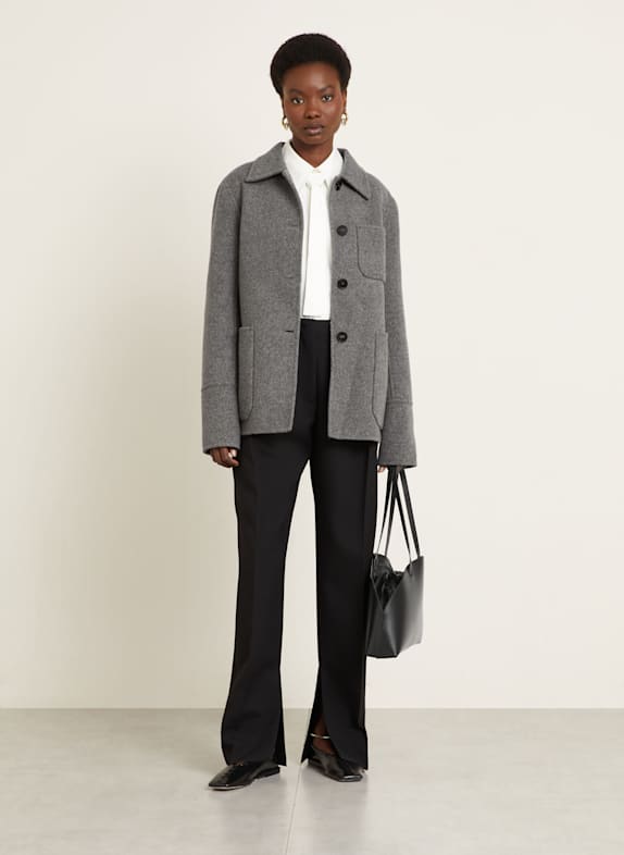 JIL SANDER Cabanjacke GRAU