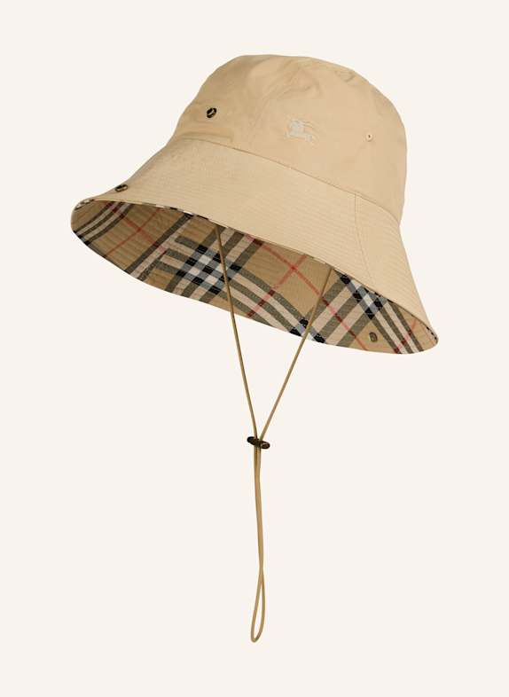 BURBERRY Bucket hat LIGHT BROWN
