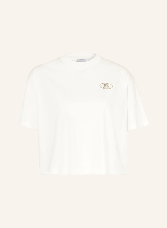 BURBERRY Cropped-Shirt WEISS