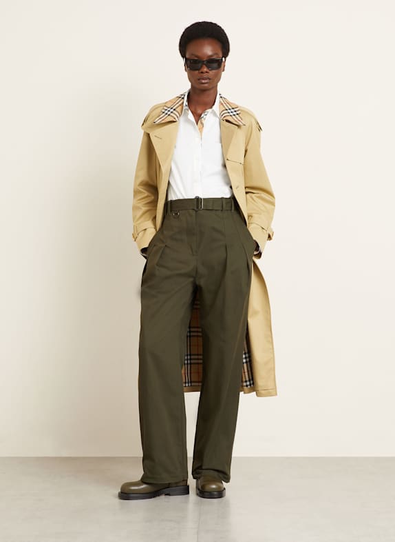 BURBERRY marlene broek DONKERGROEN
