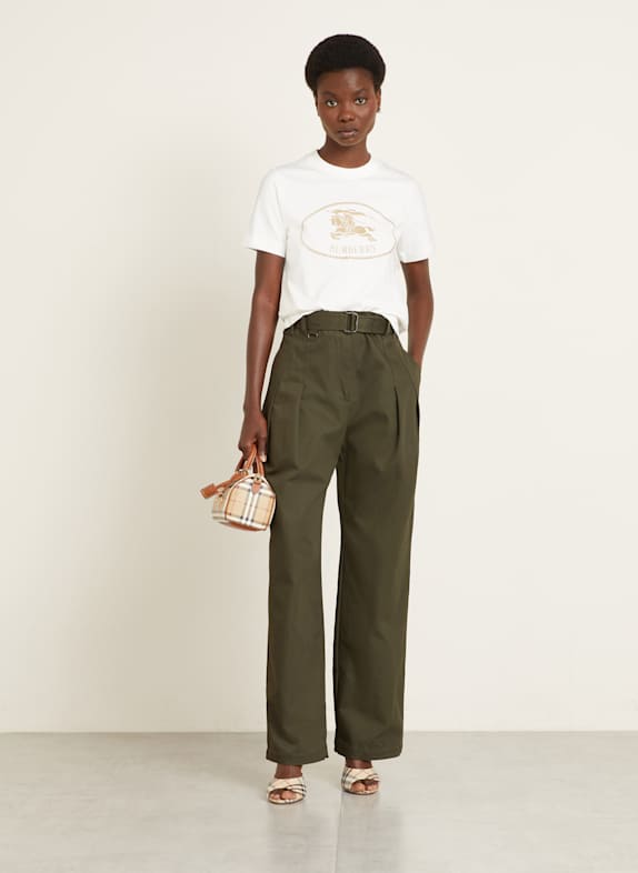 BURBERRY T-Shirt WEISS / BRAUN