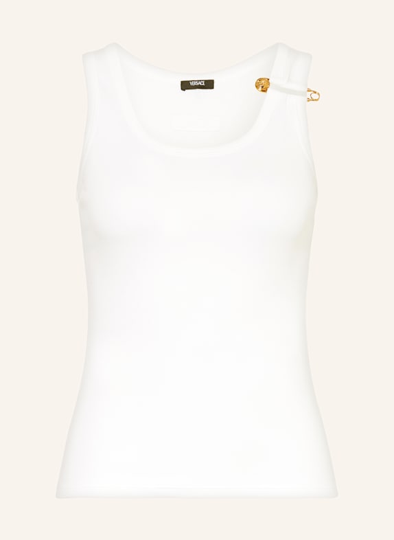 VERSACE Top BIAŁY