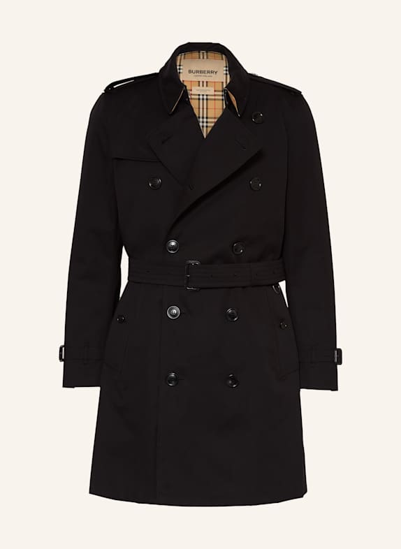 BURBERRY Trenchcoat KENSINGTON SCHWARZ