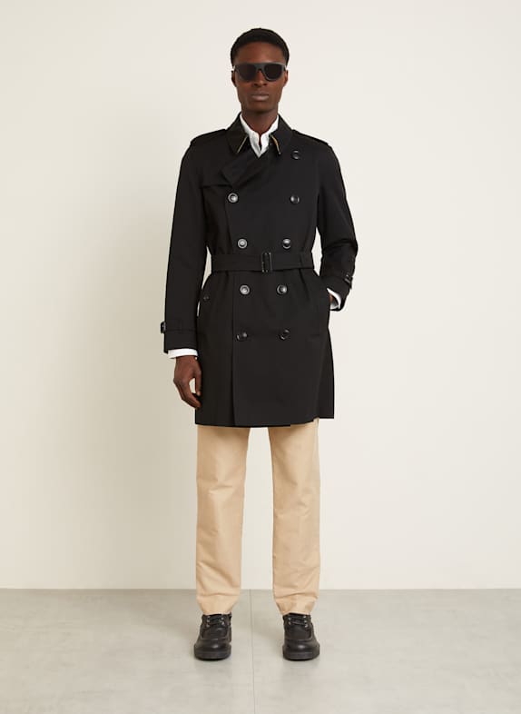 BURBERRY Trenchcoat KENSINGTON ZWART