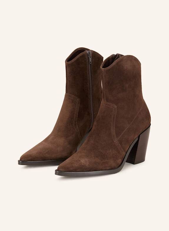 jeffrey campbell Cowboy boots JOLENA DARK BROWN
