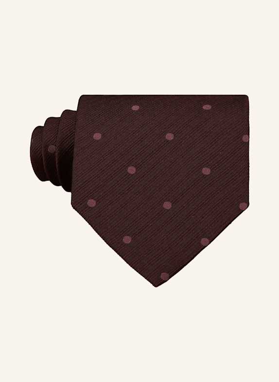 TOM FORD Krawatte DUNKELROT/ HELLROT