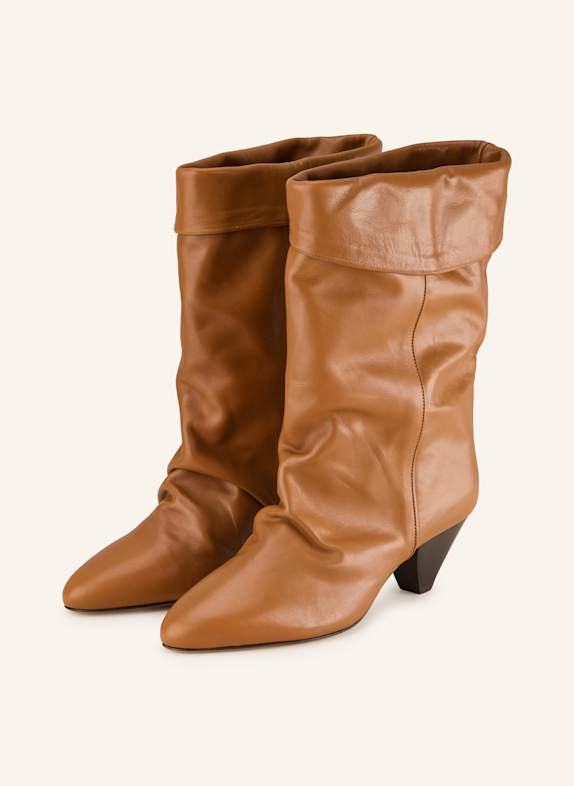 ISABEL MARANT Ankle boots DALBY BROWN